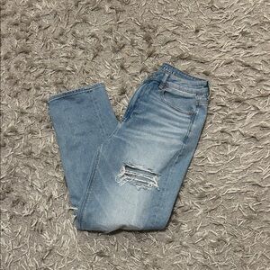 American Eagle Outfitters Light Blue Distressed Jeans